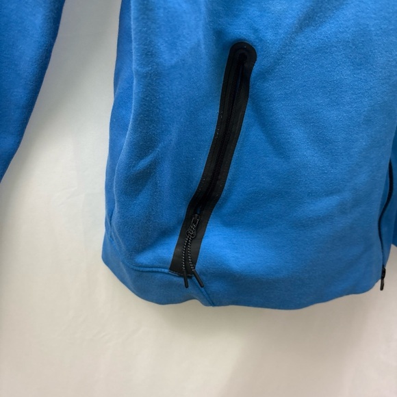 Nike Tech Men's Fleece Windrunner Full-Zip Jacket Light Blue Black Size 2XL - Picture 11 of 11